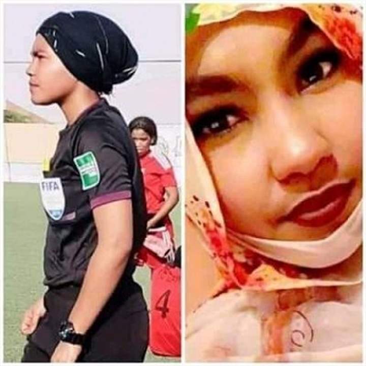 الحكمة الموريتانية مريم شدّاد تخطف الأضواء في بطولة إفريقيا