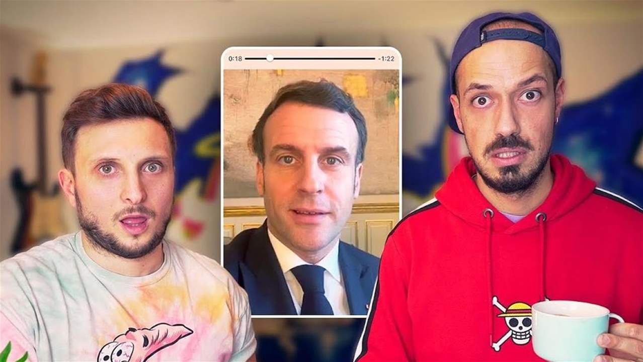 بالفيديو ـ  فرنسيان يكسبان تحدياً ضد ماكرون حول كورونا 