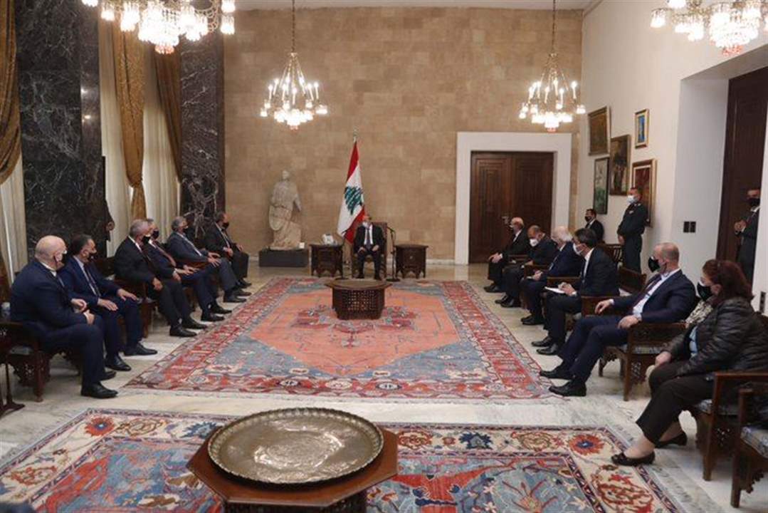 الرئيس عون: نسعى لتأليف حكومة لنتمكن من التفاوض مع المؤسسات المالية الراغبة بالمساعدة