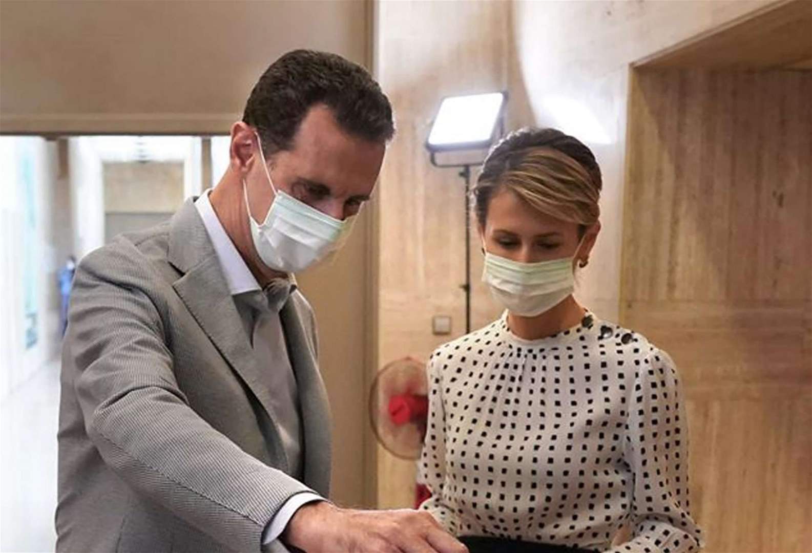 الرئاسة السورية: إصابة الرئيس السوري بشار الأسد وزوجته بفيروس كورونا