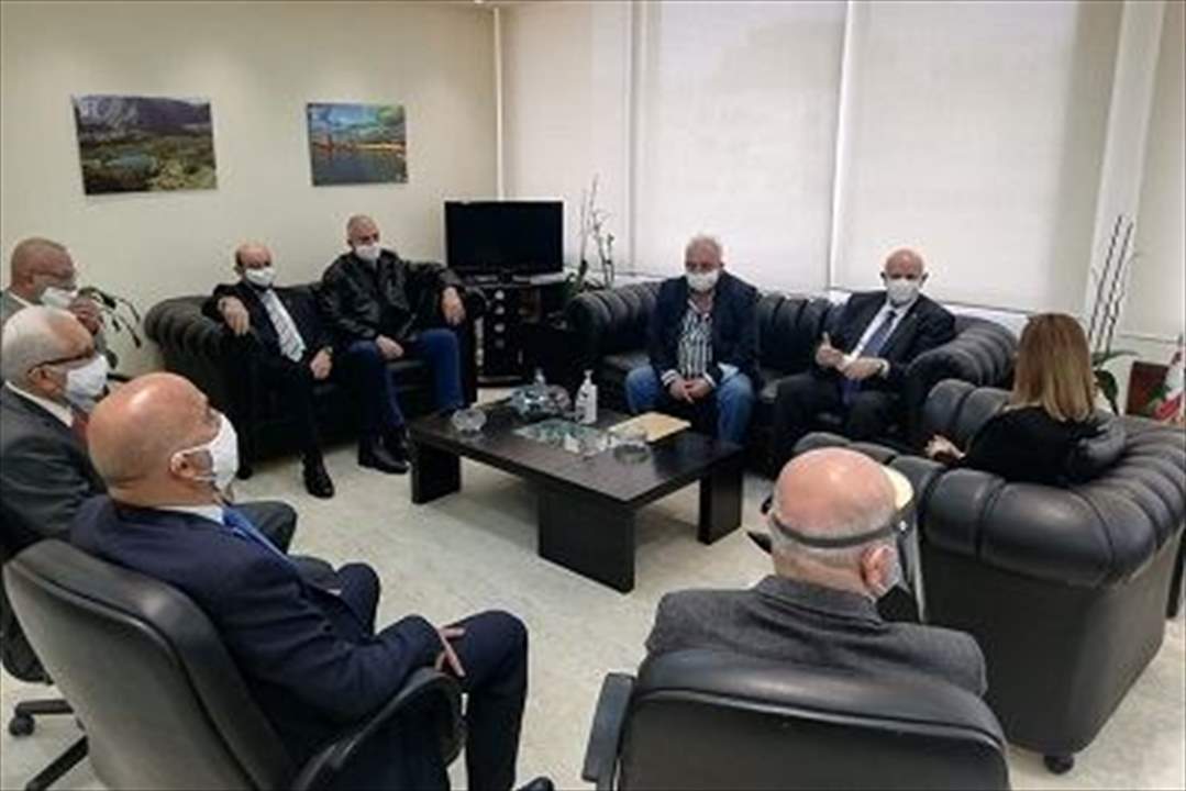 رئيس اللجنة الأولمبية بيار جلخ زار الوزيرة اوهانيان على رأس وفد 