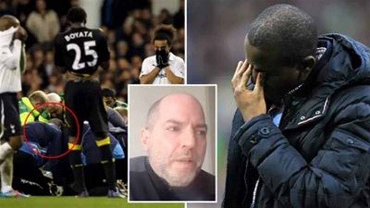 فابريس موامبا يلتقي بالطبيب الذي أنقذ حياته بعد تسع سنوات