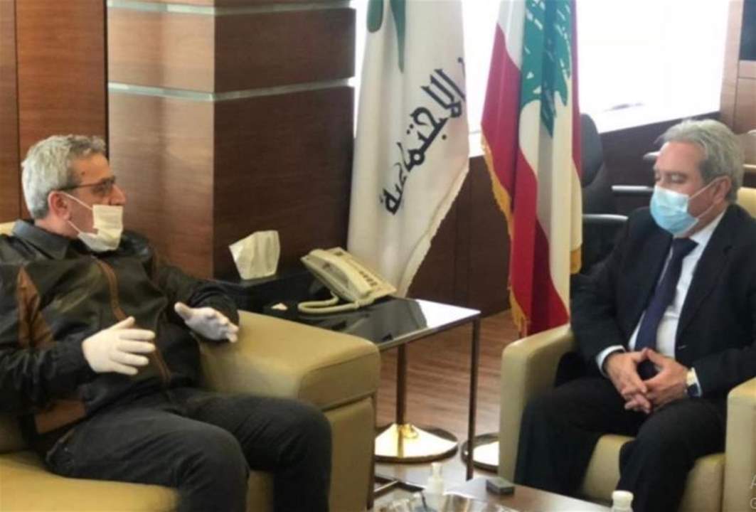 بزي تابع مع مشرفية وديوان المحاسبة ملف موظفي مراكز إجتماعية لم يقبضوا رواتبهم منذ 5 أشهر