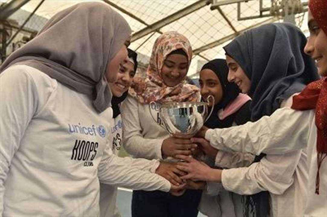 "الرياضة من اجل التنمية" مشروع ناجح بين اليونيسيف وهوبس رغم الصعوبات