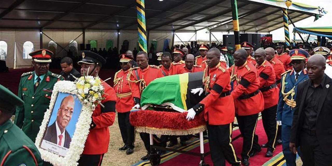 45 قتيلا في تدافع خلال مراسم تكريم رئيس تنزانيا الراحل جون ماغوفولي