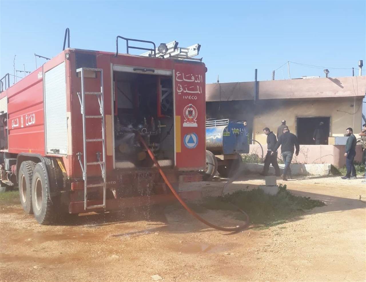 مراسل الجديد: وفاة أم وأطفالها الثلاثة بحريق منزلهم في بريتال