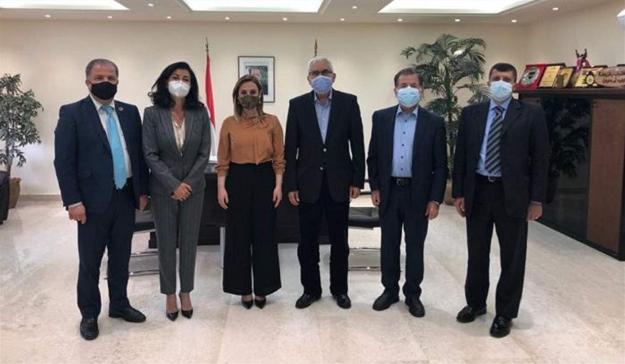 اوهانيان استقبلت الركبي يونيون والسيدة ميّ الخليل شرحت لها سباق السيدات