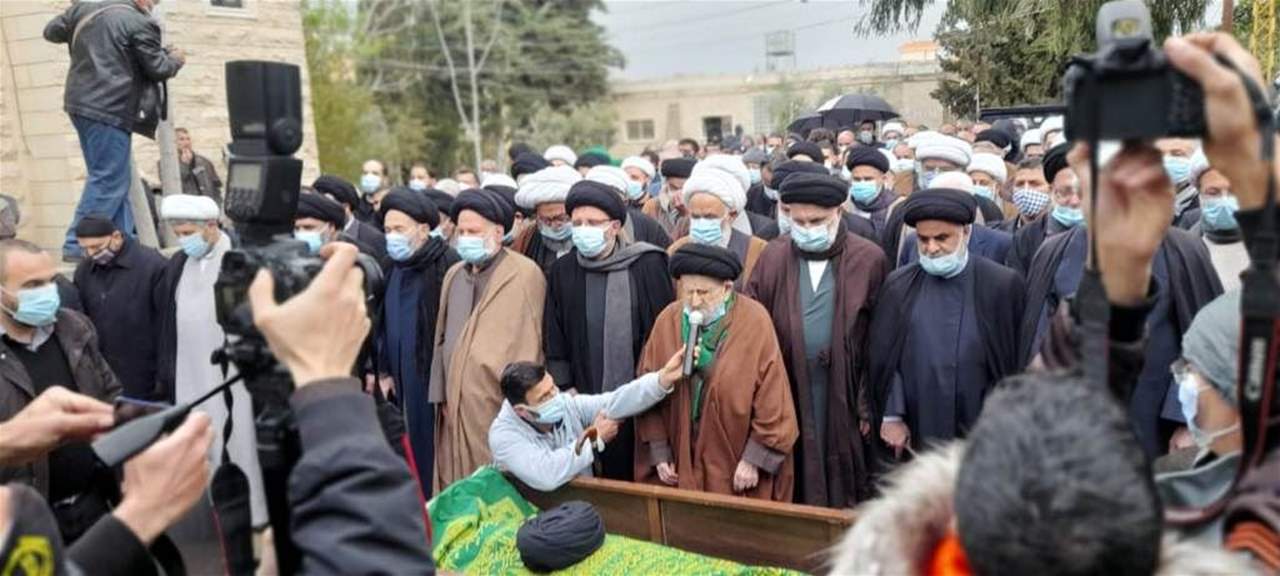 تشييع العلامة محمد الأمين في شقرا