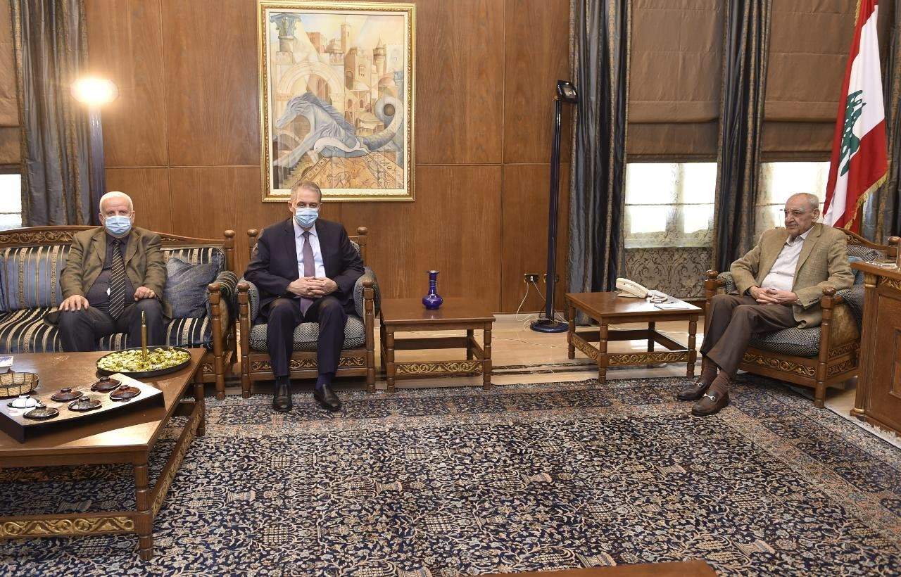   بري يلتقي عربيد ويستقبل السفير الفلسطيني