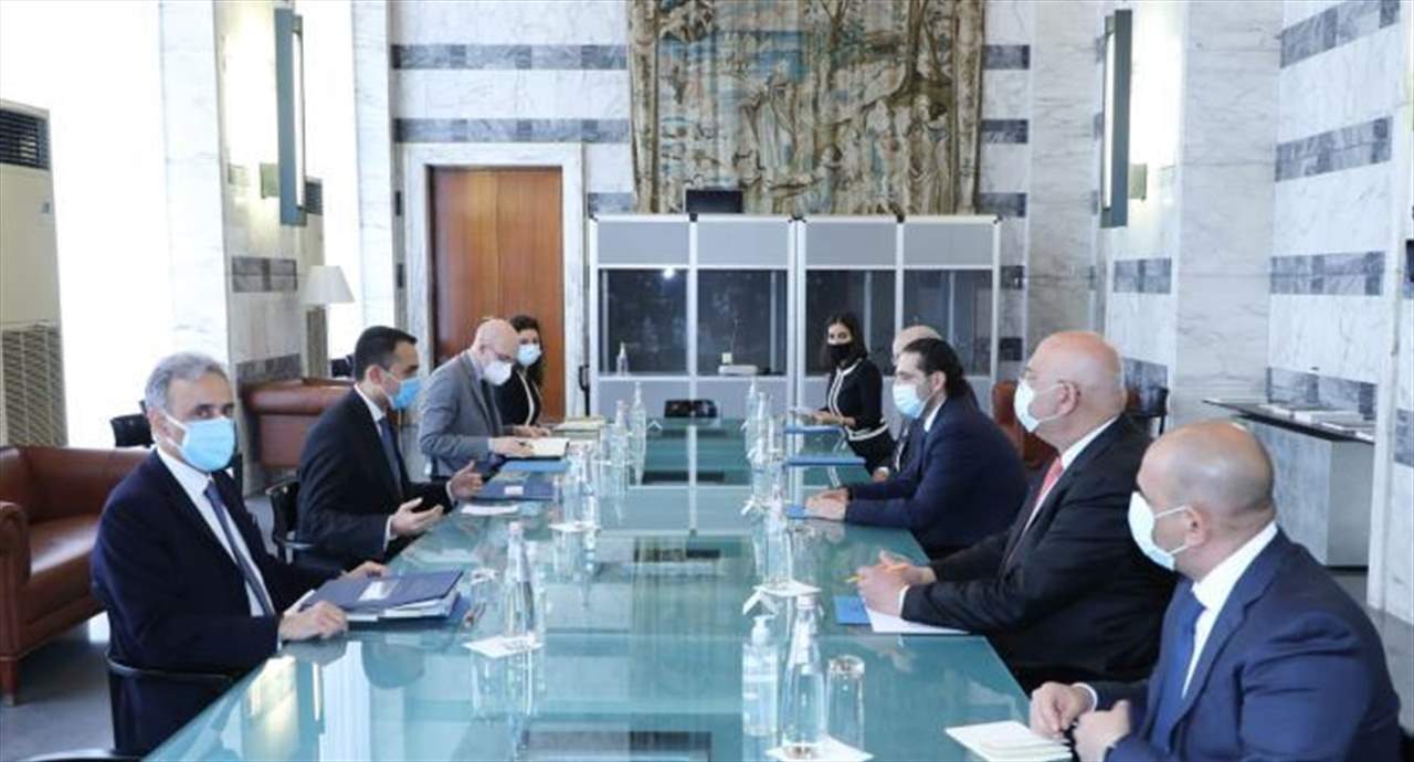 الحريري بحث مع رئيس الوزراء الإيطالي الأوضاع في لبنان والمنطقة 