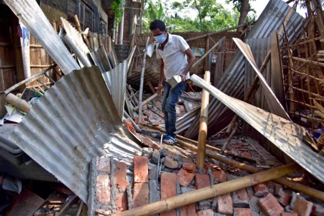 زلزال بقوة 6 درجات يضرب ولاية آسام الهندية وأضرار في المباني 
