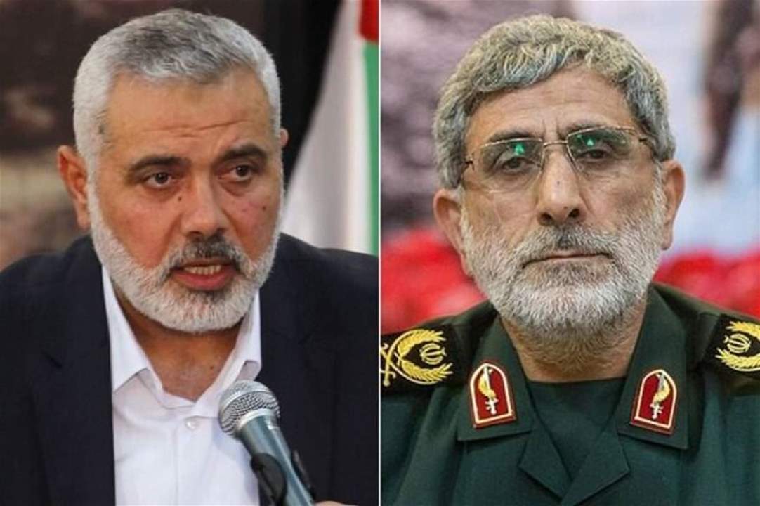  خلال اتصال مع هنية.. قائد فيلق القدس يشيد بالمقاومة الفلسطينية وأدائها المتطور