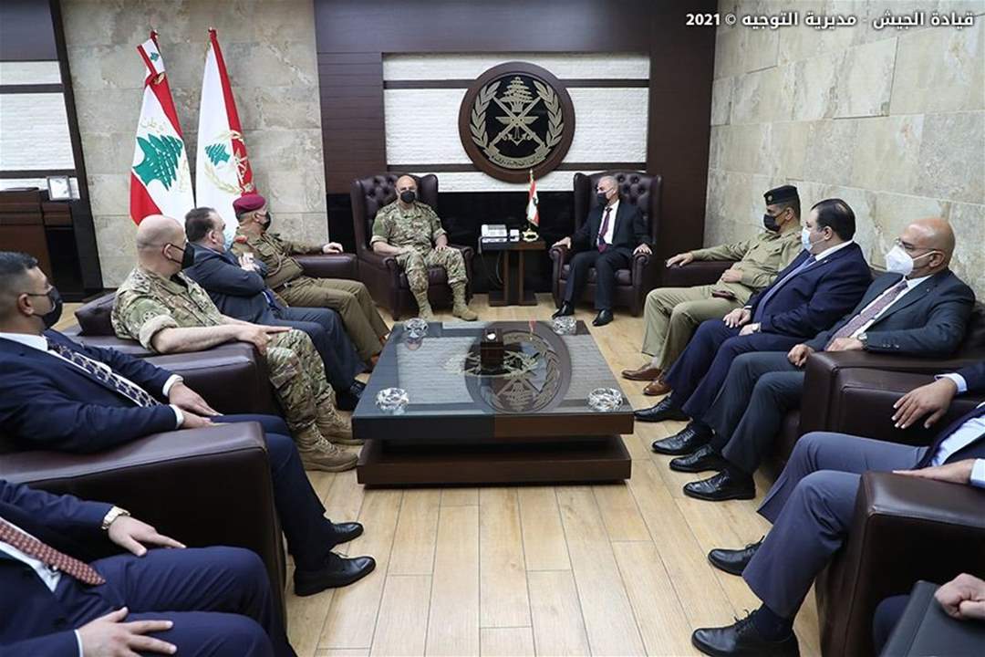 قائد الجيش يستقبل في اليرزة وفداً من رئاسة الوزراء العراقية