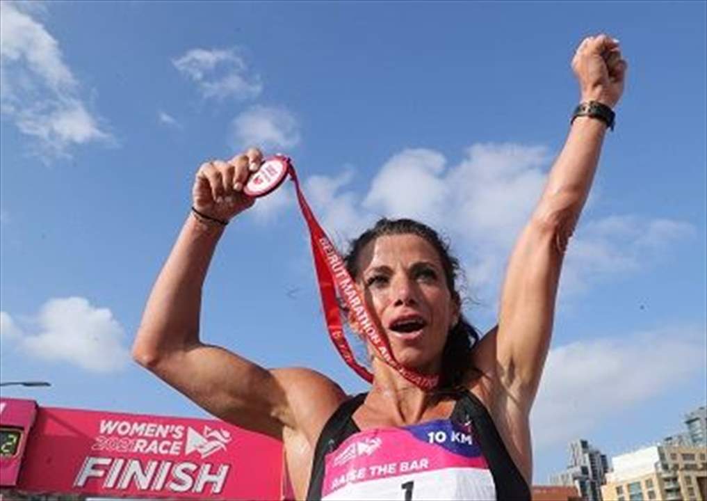 سباق السيدات أعاد الحياة لشوارع بيروت وشيرين نجيم حطمت الرقم القياسي