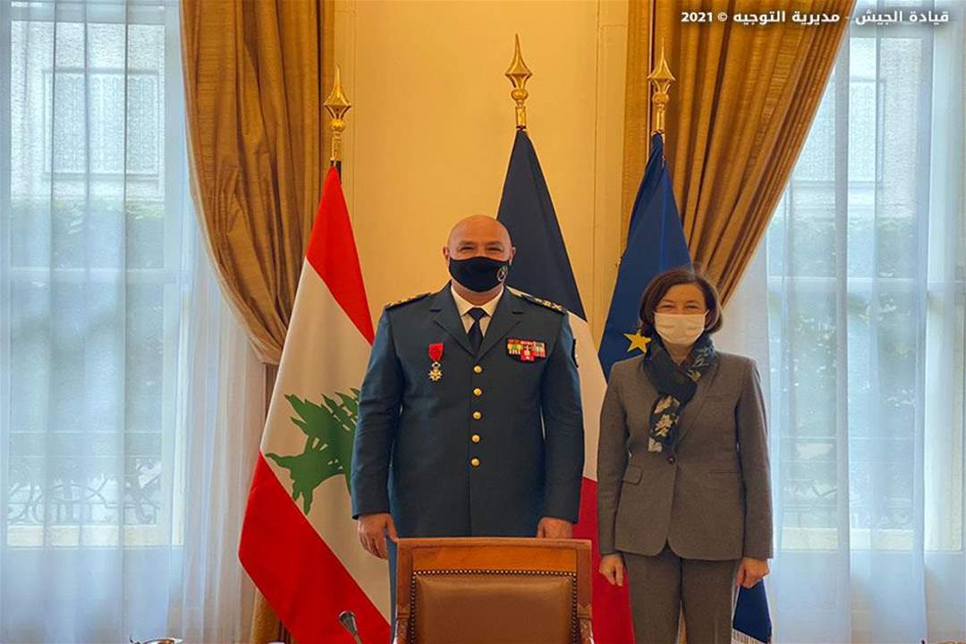  قائد الجيش جوزيف عون سيلتقي ماكرون اليوم