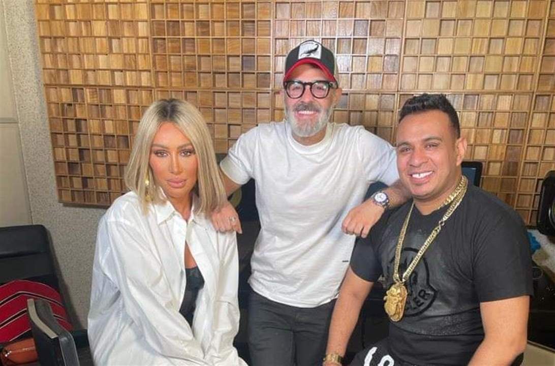 مايا دياب ومحمود الليثي بديو جديد "حطالي روج"