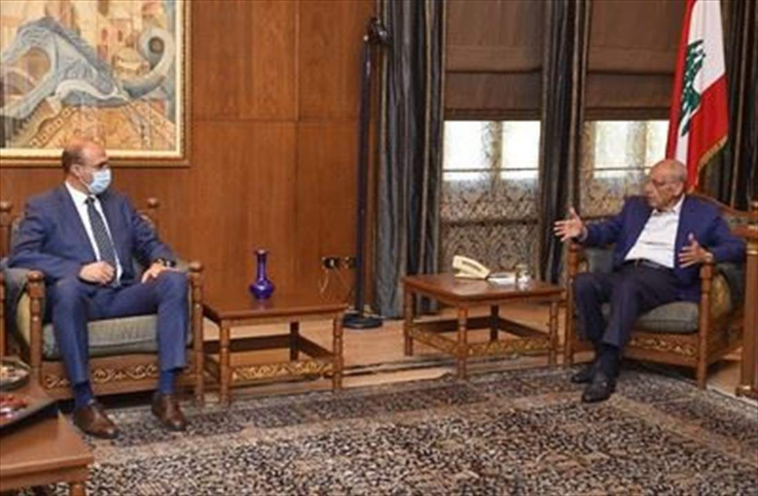 بري بحث مع وزير الصحة الوضع الصحي واستقبل المدير العام للاقتصاد 