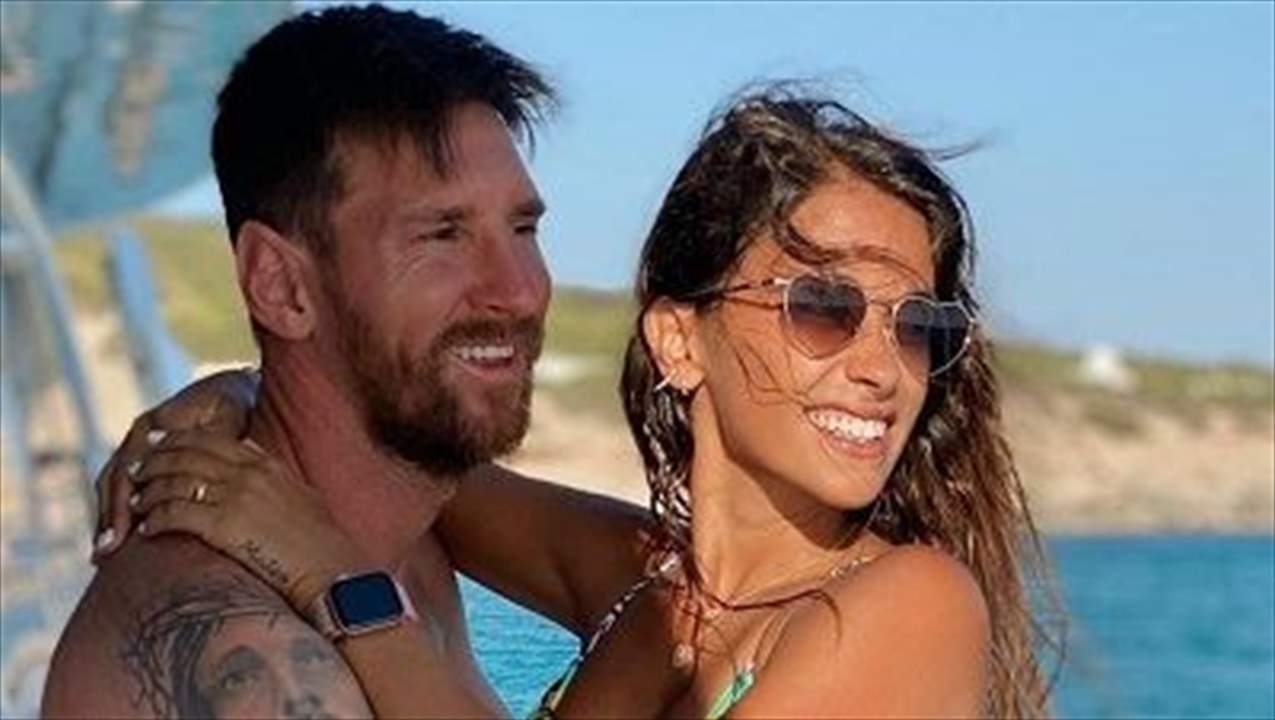 صورة: أنتونيلا روكوزو تعلن حبها لميسي عبر الشبكات الاجتماعية