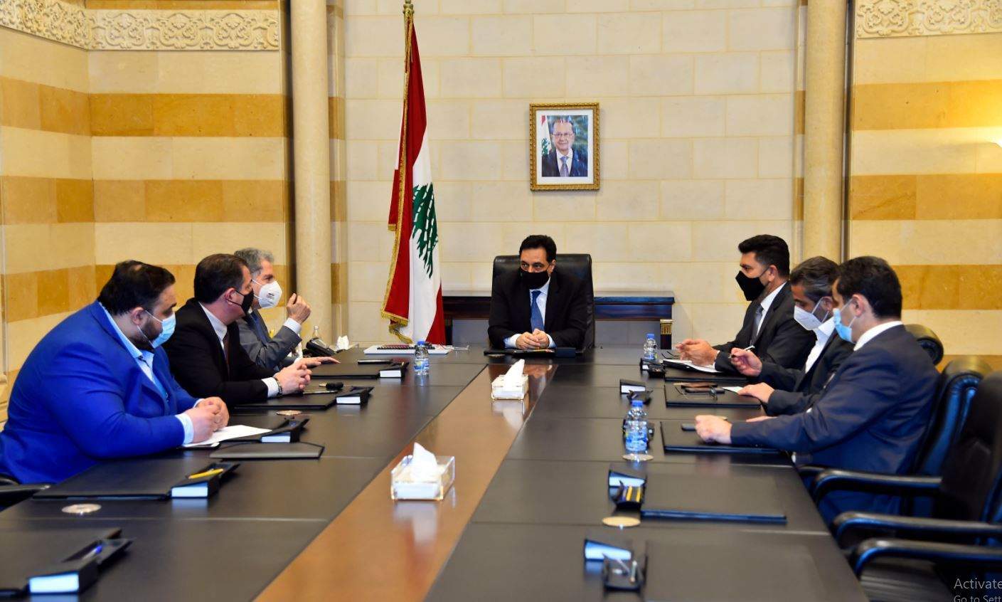 دياب ترأس اجتماعا وزاريا بحث في أزمة الكهرباء