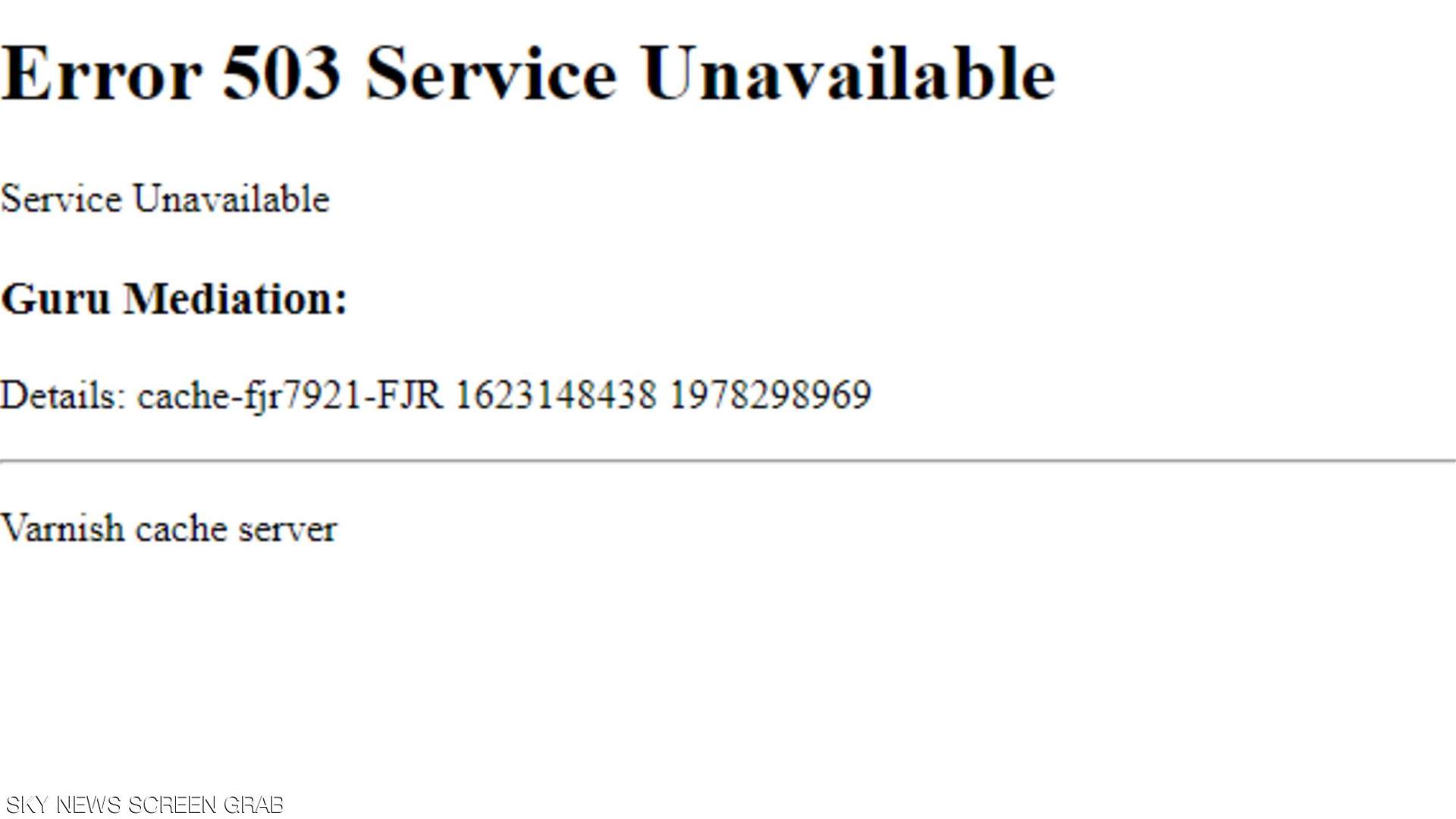 توقف مفاجئ لمواقع إخبارية عالمية.. وحديث عن "عطل غريب"