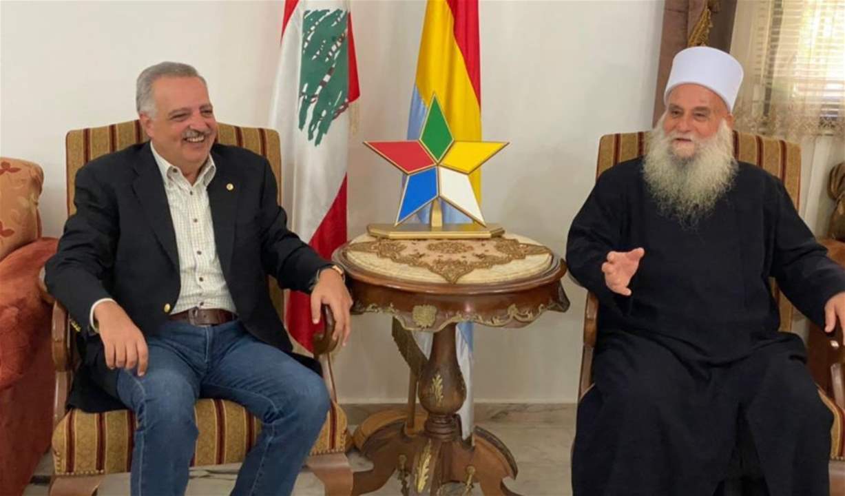 أرسلان زار مع وفد الشيخ الغريب: ملتزمون بنود بيان لقاء خلدة 