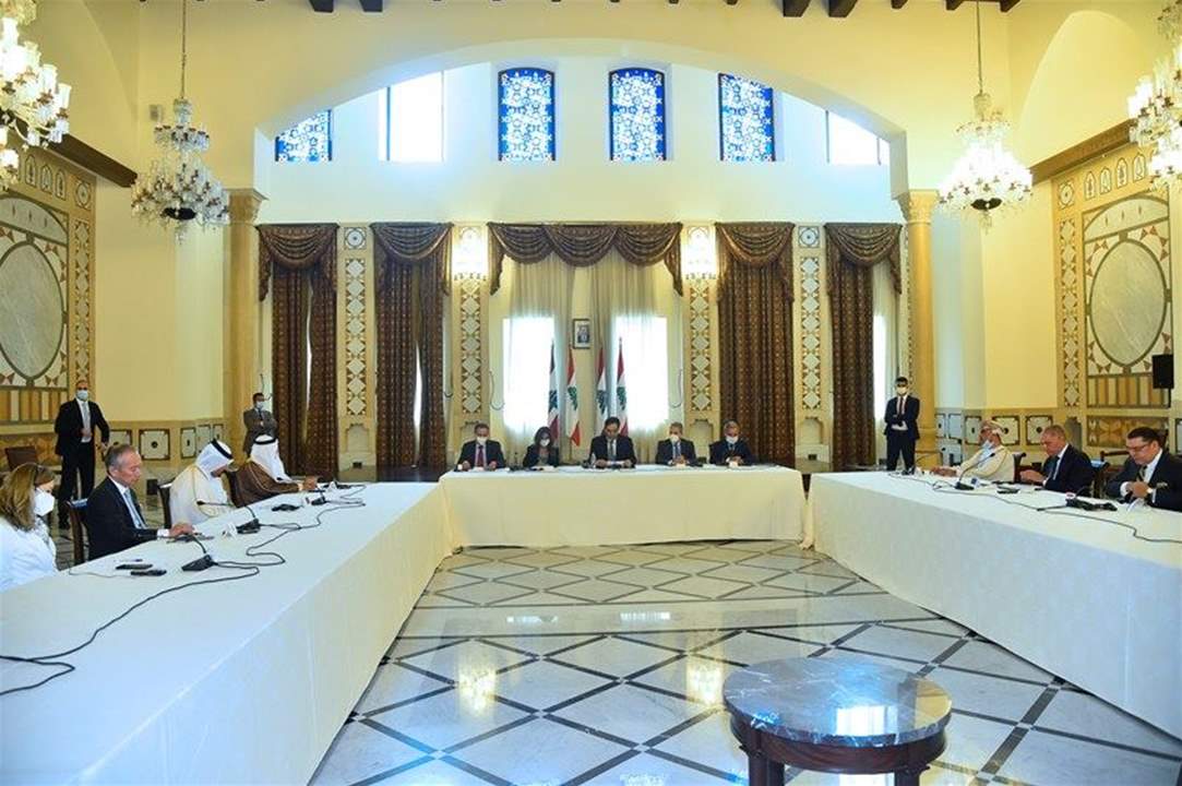 دياب للسفراء والبعثات الديبلوماسية: الاستمرار بمعاقبة اللبنانيين سيدفع لتغيير في التوجهات التاريخية لهذا البلد