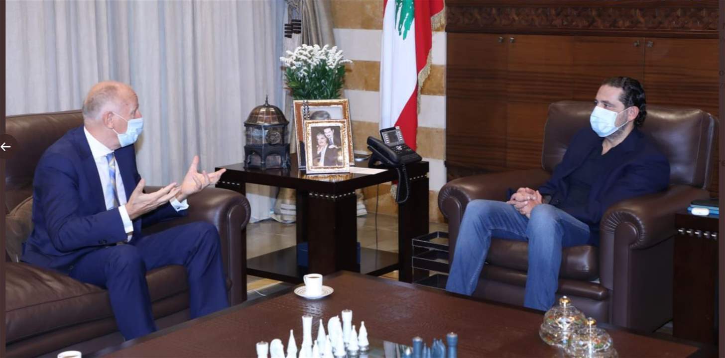 الحريري عرض المستجدات مع سفير اوكرانيا