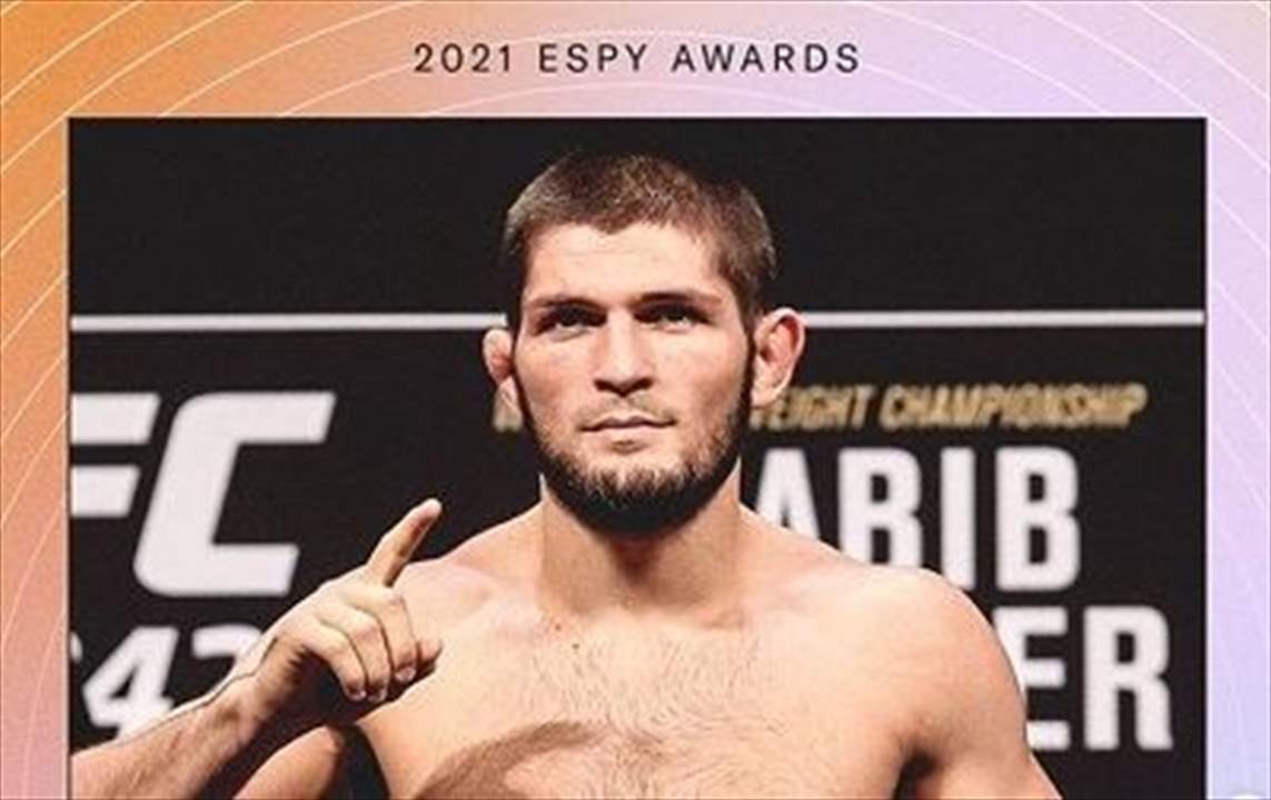 حبيب ينال جائزة ESPY لأفضل مقاتل في الـ MMA