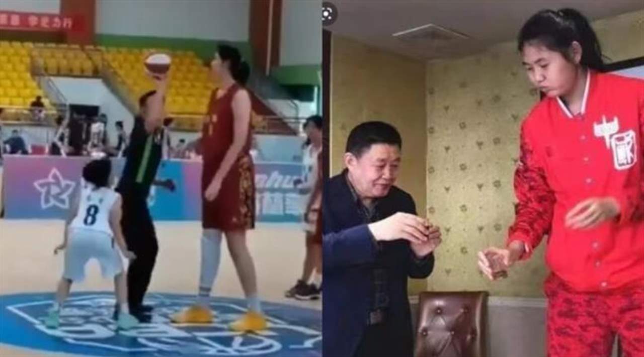بالفيديو.. مراهقة صينية تخطف الأضواء بطول قامة "عجيب"