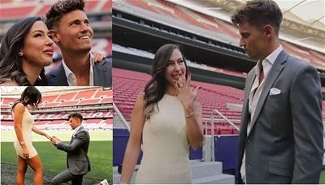 بالفيديو - نجم إسبانيا استدرج حبيبته إلى "واندا ميتروبوليتانو" وطلب يدها 