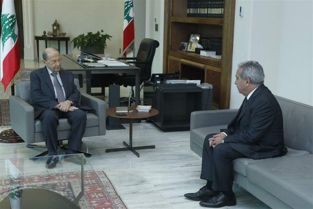 الرئيس عون يلتقي مشرفية ويعرض معه حاجات المؤسسات السياحية في ظل أزمة المحروقات