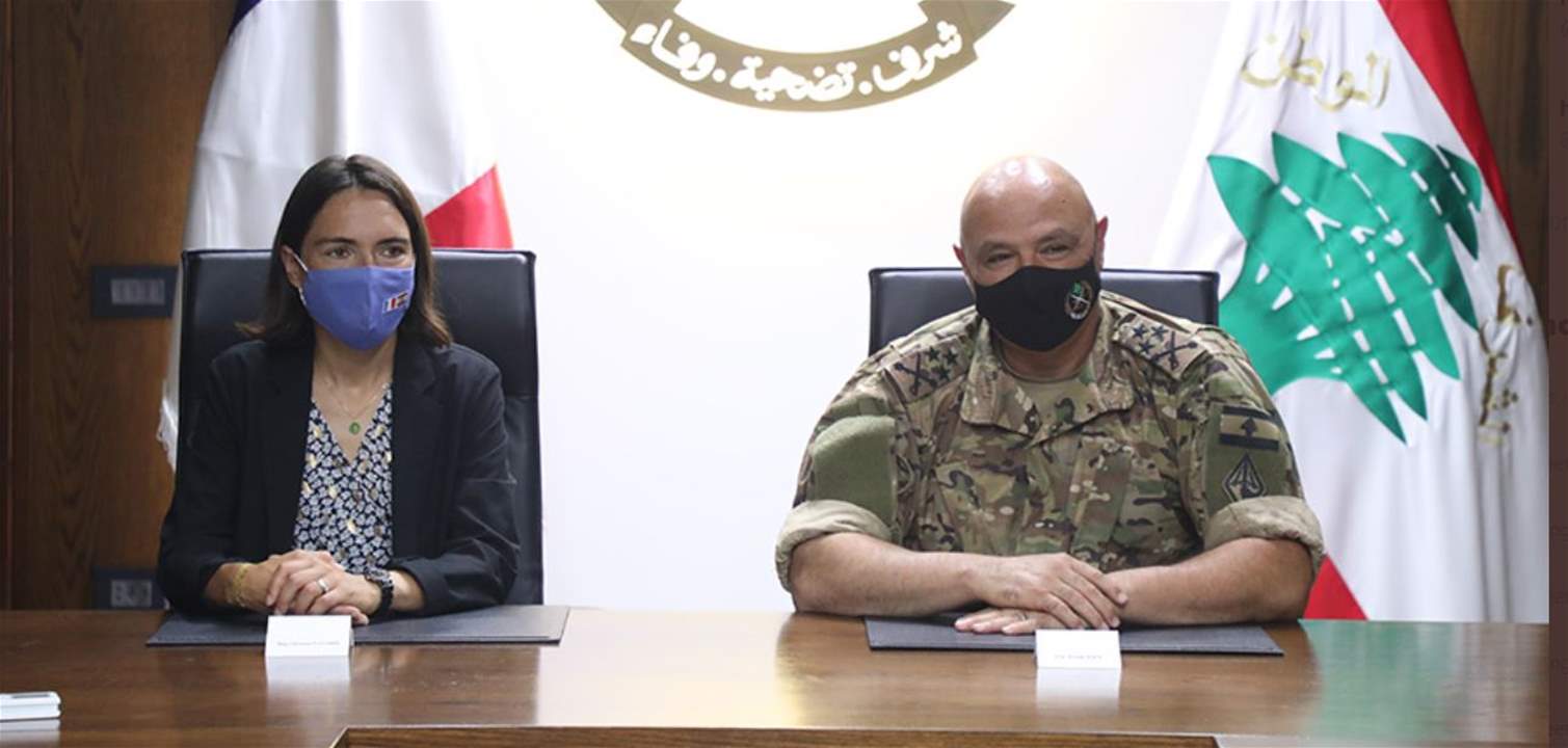 وفد من مجلس الشيوخ الفرنسي يزور قائد الجيش