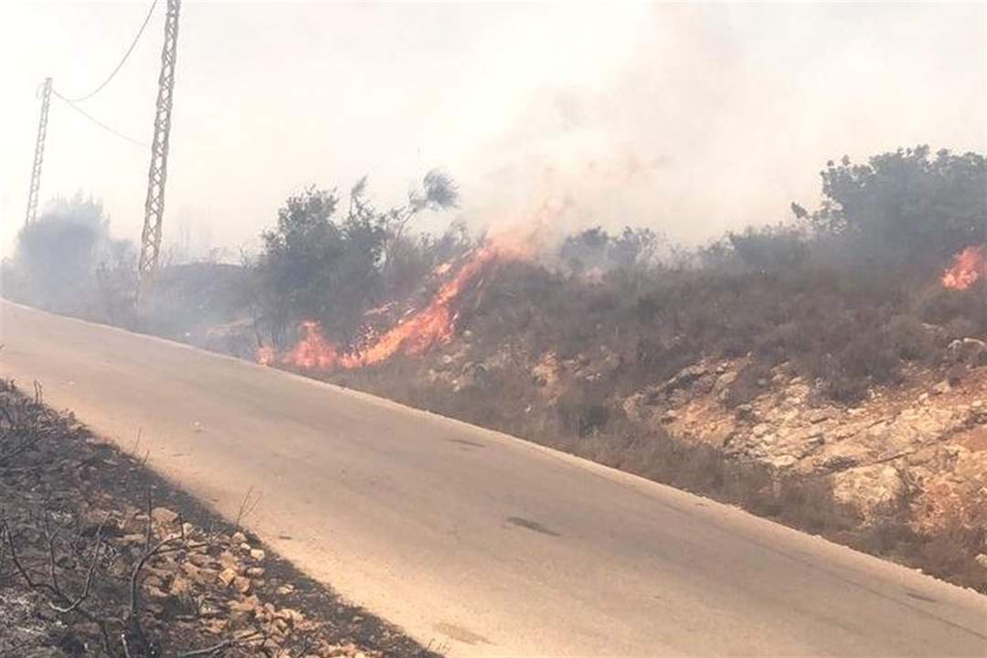 "الوكالة الوطنية": حريق كبير في خراج بلدة بينو والنيران من اقتربت بساتين الزيتون