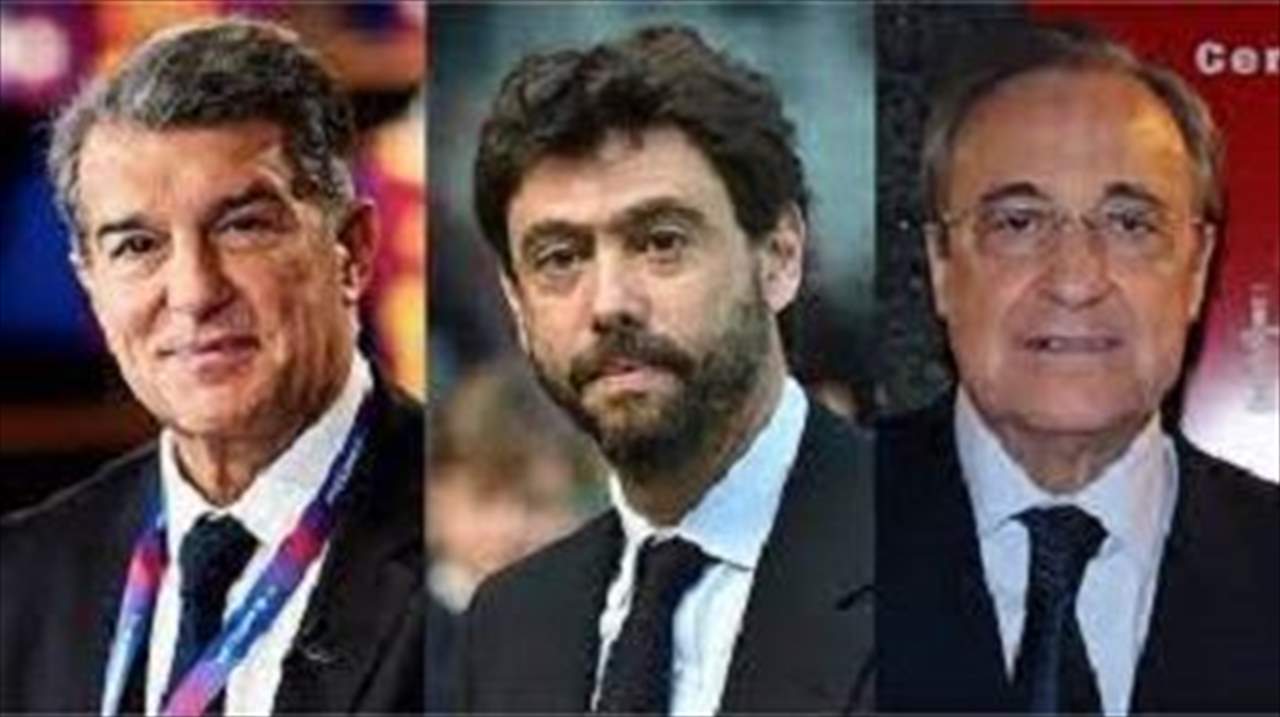 فيديو - إجتماع أقطاب "السوبر الأوروبي" في برشلونة بمواجهة اليويفا