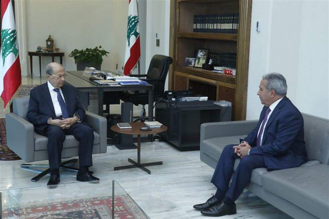 الرئيس عون اطلع من وزير الشؤون الاجتماعية رمزي مشرفيه على عمل الوزارة ومسار البطاقة التمويلية والمساعدات التي تقدمها