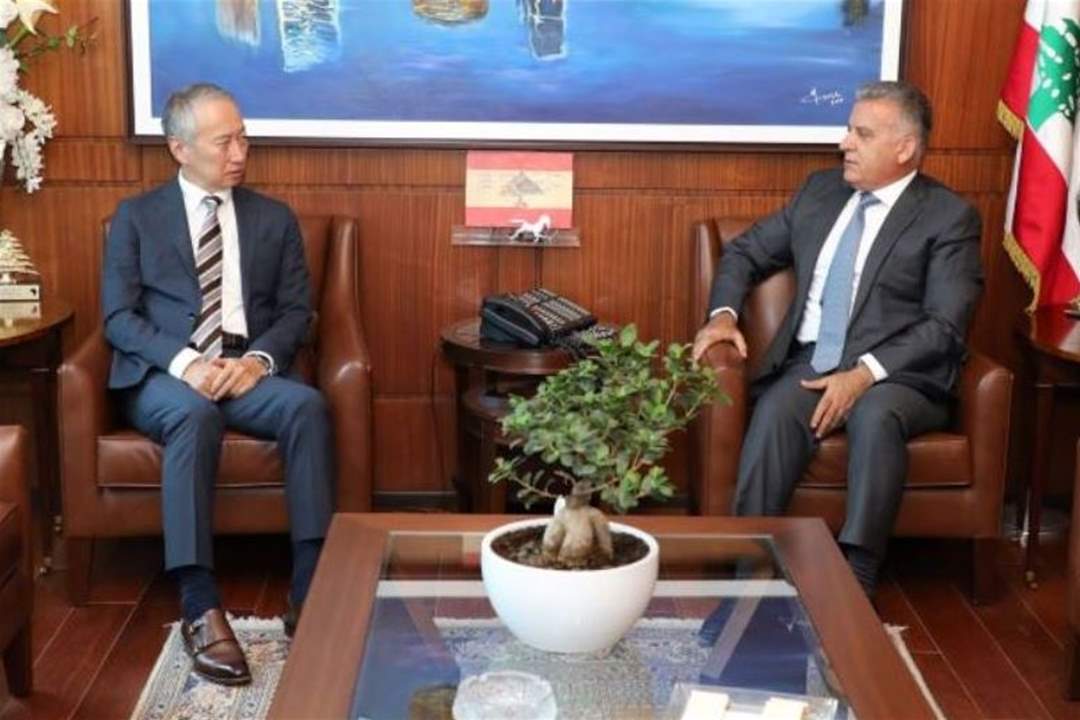 ابراهيم التقى السفير الياباني