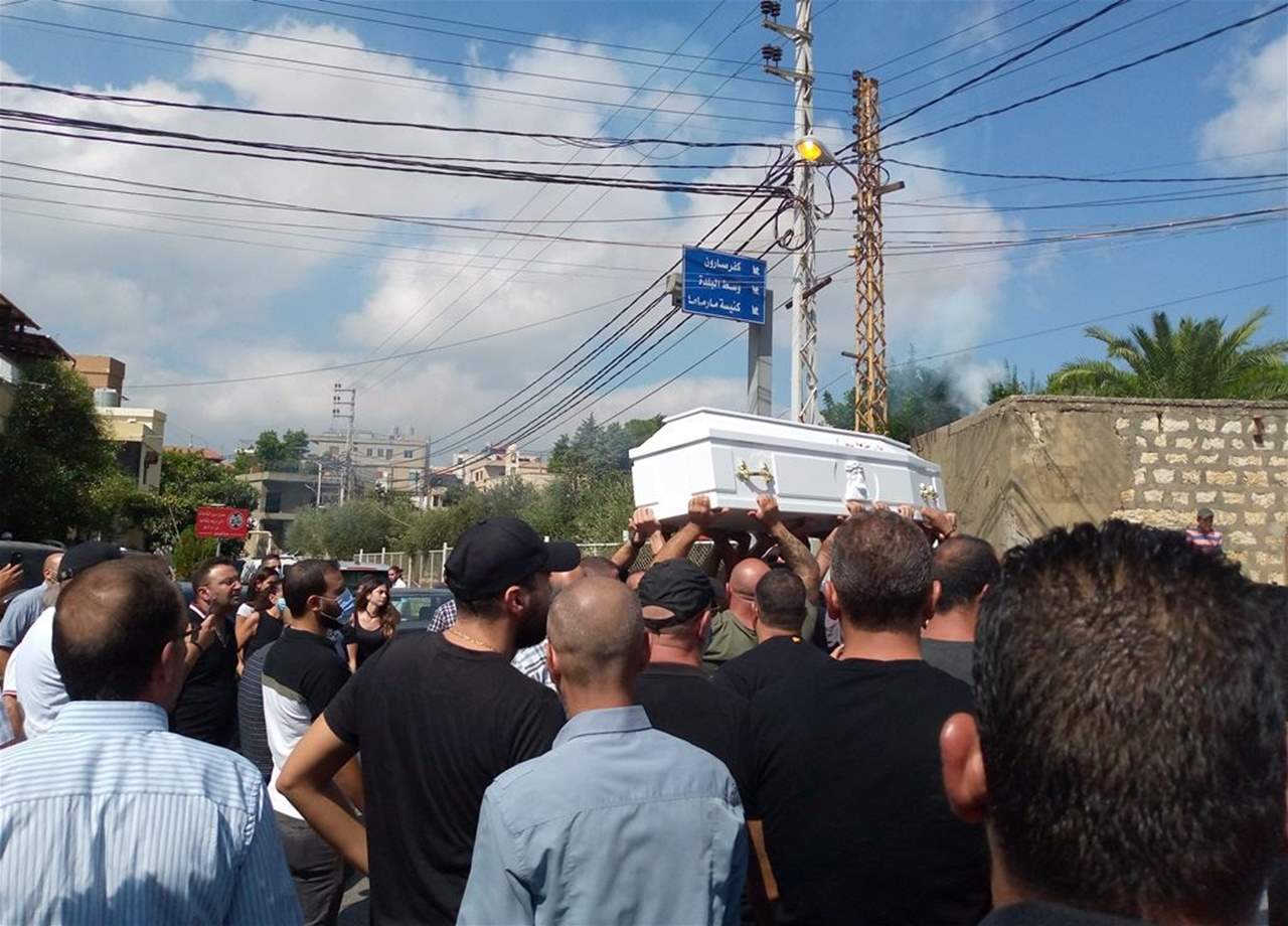 وصول جثمان جورج نعمة إلى بلدته في الكورة