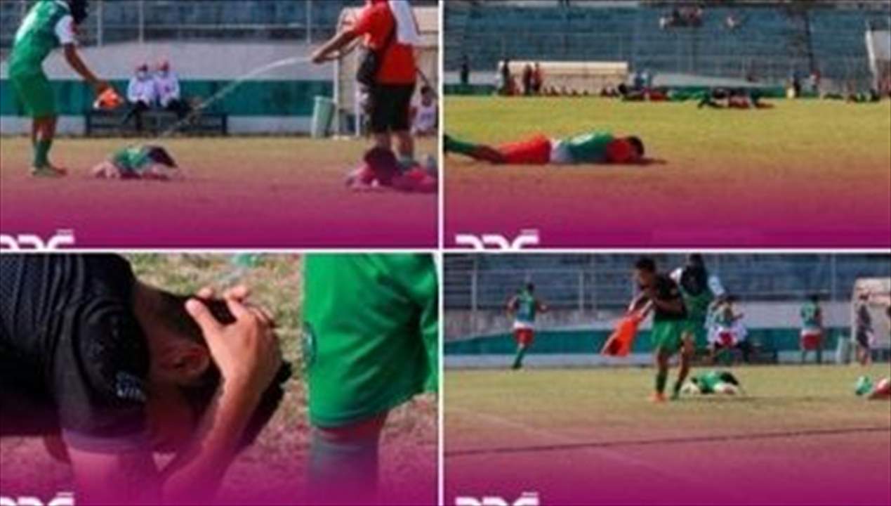 بالفيديو والصور - سرب النحل يغزو الملعب ويهاجم اللاعبين بعنف ويوقع جرحى 