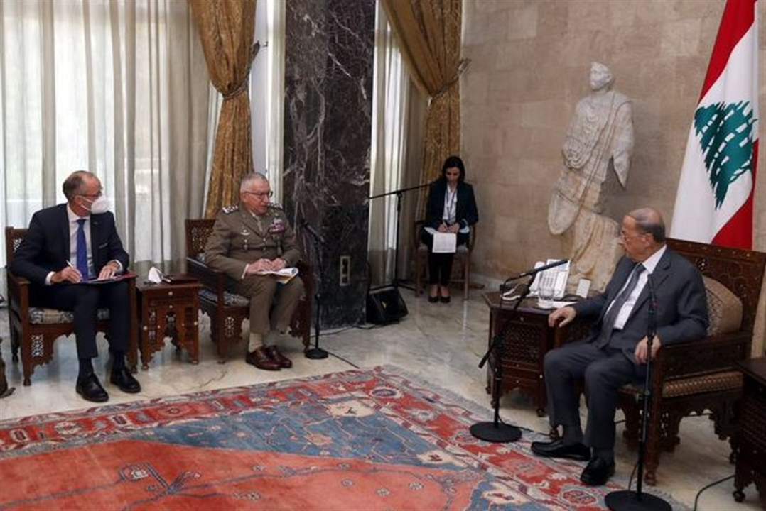 رئيس الجمهورية يستقبل غراتسيانو: لمساعدة المؤسسات الأمنية وفي مقدمها الجيش لتجاوز الازمة