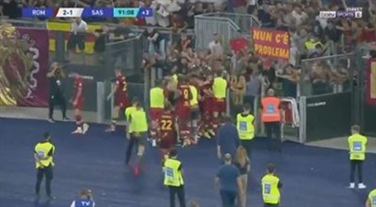 بالفيديو - مورينيو المجنون احتفل بجنون بالفوز في مباراته الـ1000