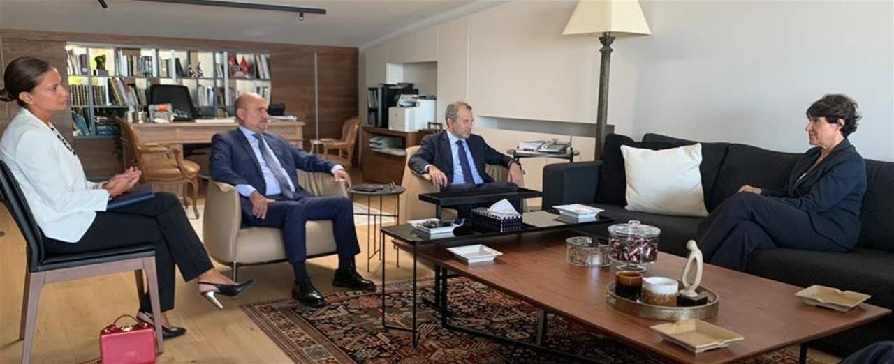باسيل استقبل السفيرة الفرنسية: لإجراء الإنتخابات في موعدها 