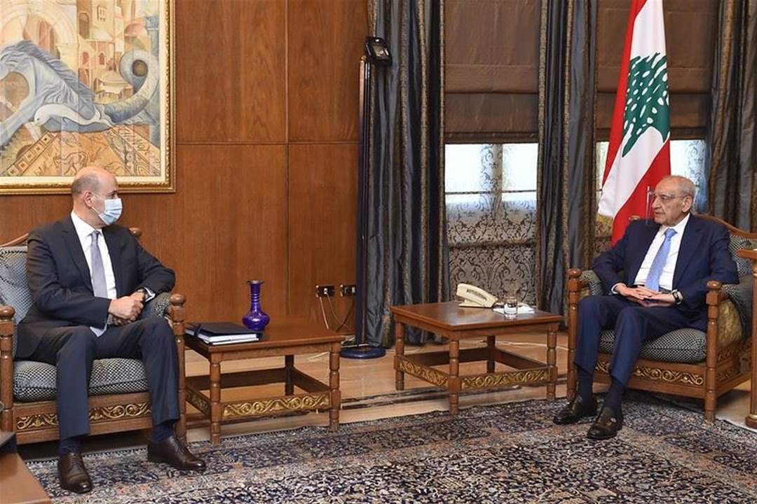 بري تسلم من ديوان المحاسبة قطع حساب موازنة 2019 واستقبل المدير العام لمنظمة الصحة وتلقى اتصالا من دريان