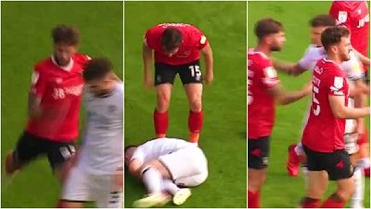 فيديو - مشهد لا يُصدّق .. سدد اللاعب بدل الكرة عمداً والحكم فاعل خير !