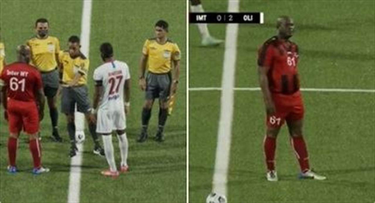 بالفيديو - نائب رئيس سورينام أكبر لاعب سنّاً يخوض مباراة دولية .. 61 عاماً !!