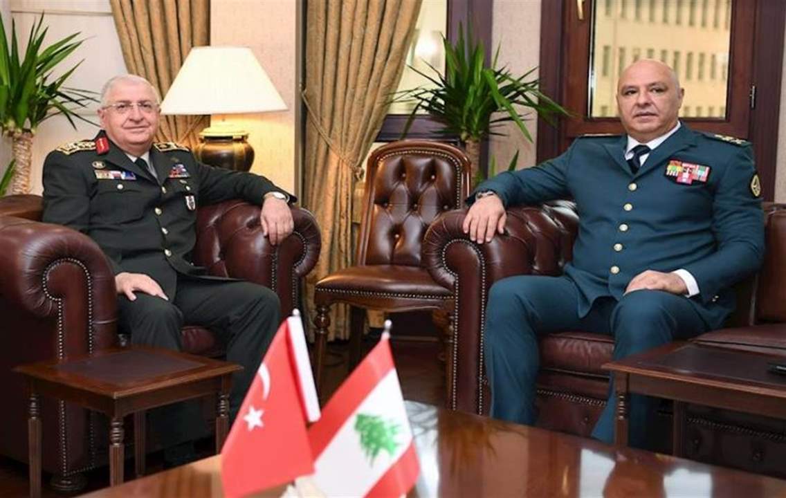 قائد الجيش زار تركيا وغولر اكد دعم بلاده للجيش في مواجة التحديات