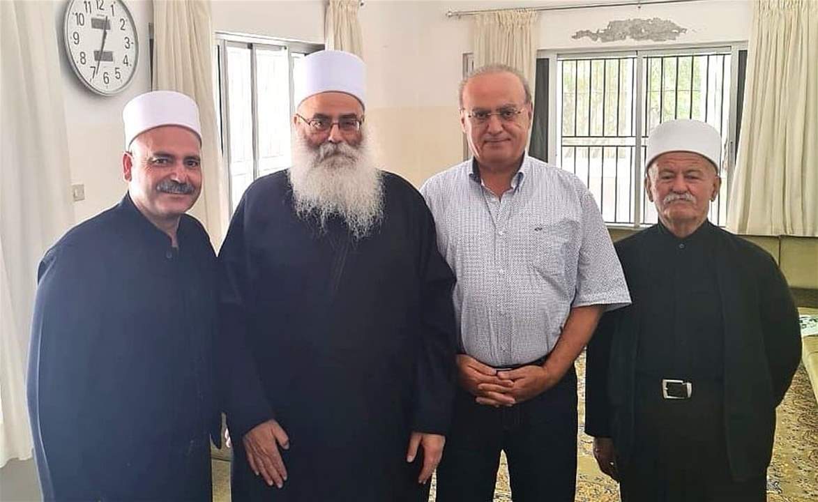 وهاب زار المرجع الصايغ في معصريتي:  حكمته ومقاربته للأمور تساعدنا كثيرا في الحفاظ على الجبل والطائفة