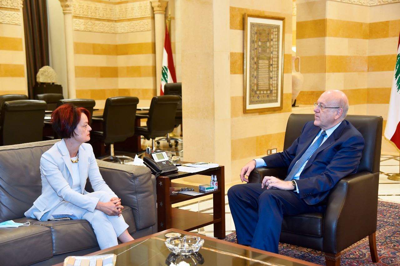 فيلتشر بعد لقائها ميقاتي: مستعدون للعمل مع الحكومة لدعم من هم أكثر حاجة