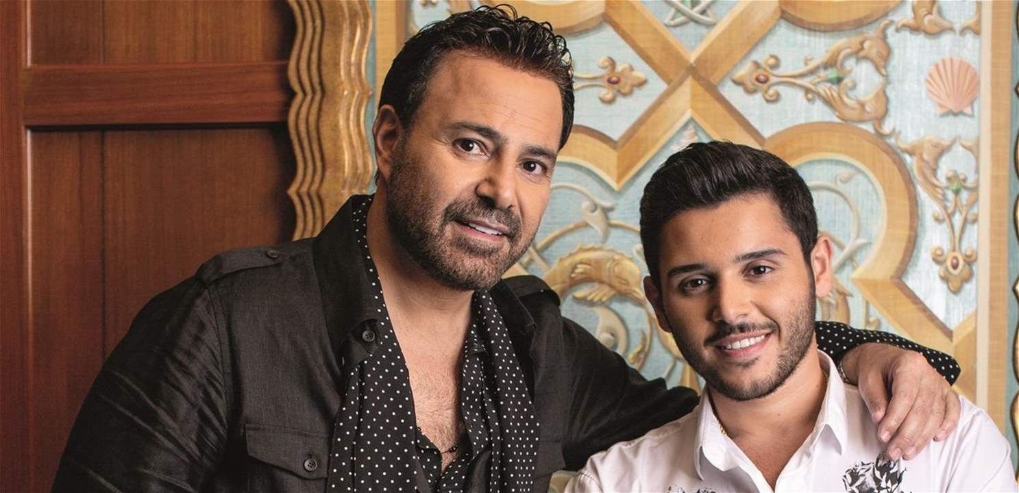 عاصي الحلاني يرقص بعفوية مع ابنه الوليد بعد عودته إلى بيروت-فيديو