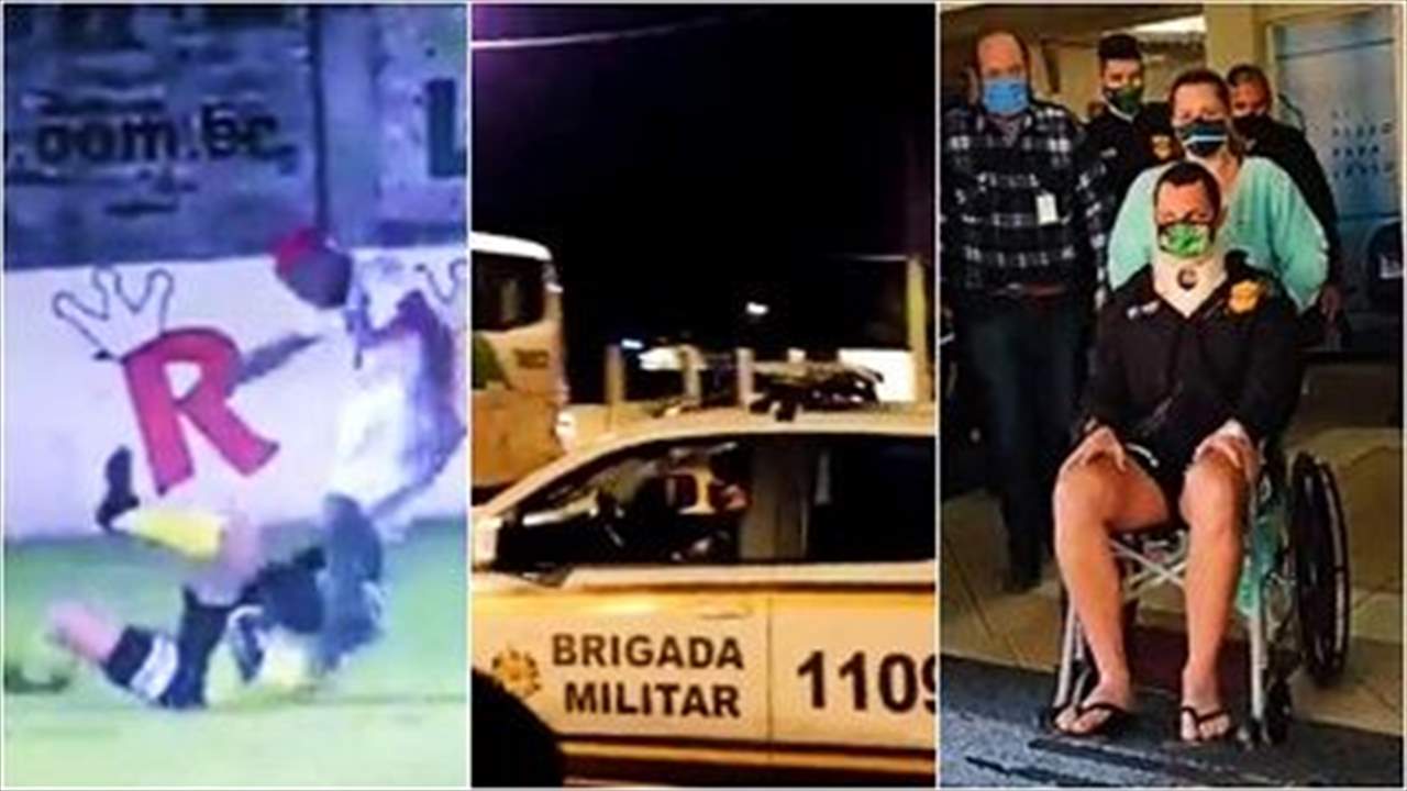 فيديو - بعدما ركل الحكم في مشهد لا يُصدّق .. طرد اللاعب ومحاكمته