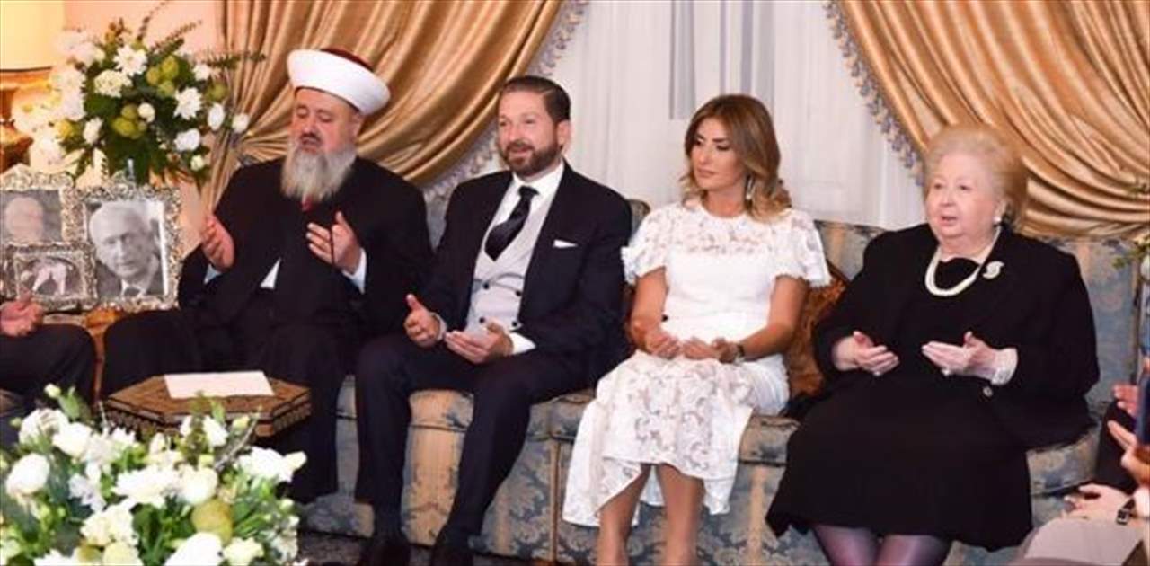 بالصور- فيصل كرامي يدخل القفص الذهبي:  سعادة الانسان تكتمل حين يجد نصفه الآخر